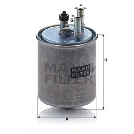 WK 918/2 x Fuel Filter MANN-FILTER