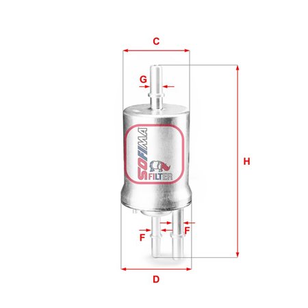 S 1855 B Fuel Filter SOFIMA