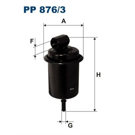 PP 876/3  Fuel filter FILTRON 