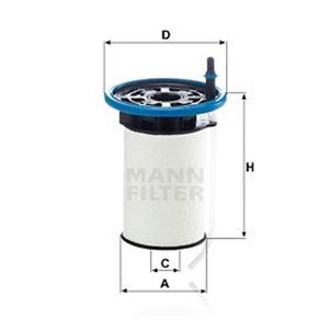 PU 7005 Polttoainesuodatin MANN-FILTER - Top1autovaruosad