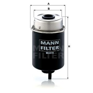 WK 8173 Топливный фильтр MANN FILTER      - Top1autovaruosad