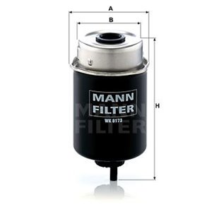 WK 8173 Топливный фильтр MANN-FILTER - Top1autovaruosad