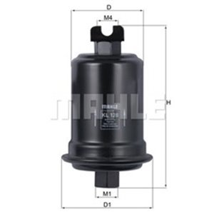 KL 128 Fuel Filter KNECHT - Top1autovaruosad