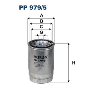 PP 979 5 Polttoainesuodatin FILTRON  - Top1autovaruosad