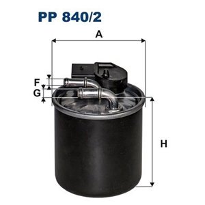 PP 840/2 Kütusefilter FILTRON - Top1autovaruosad