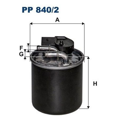 PP 840/2 FILTRON Kütusefilter     