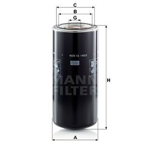 WDK 13 145/2 Топливный фильтр MANN FILTER     