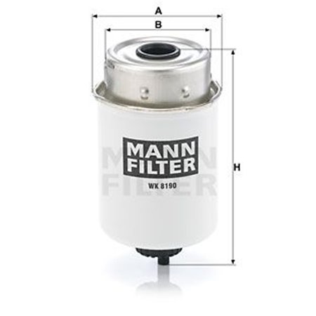 WK 8190  Fuel filter MANN FILTER 