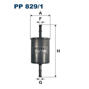 PP 829 1 FILTRON Polttoainesuodatin  - Top1autovaruosad