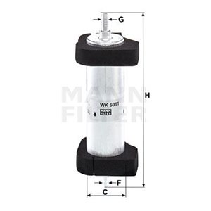 WK 6011  Fuel filter MANN FILTER 