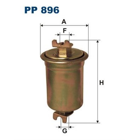 PP 896  Kütusefilter FILTRON 