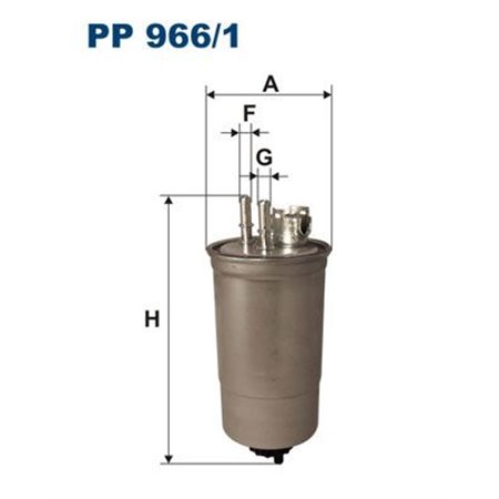 PP 966/1 Bränslefilter FILTRON