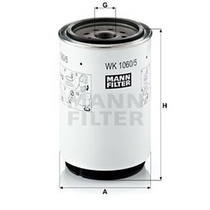 WK 1060/5 X  Fuel filter MANN FILTER 