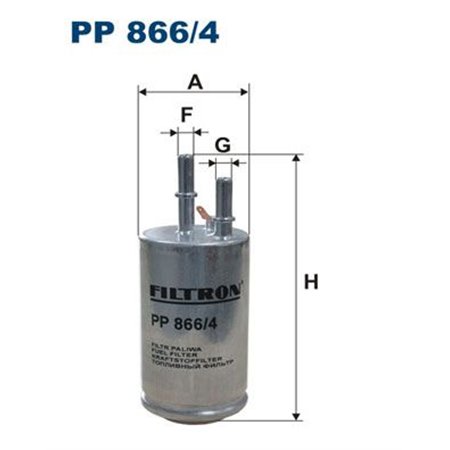 PP 866/4 Bränslefilter FILTRON