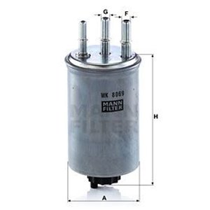 WK 8069  Fuel filter MANN FILTER 