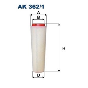 AK 362/1 Воздушный фильтр FILTRON     