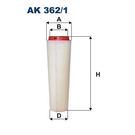 AK 362/1 Воздушный фильтр FILTRON