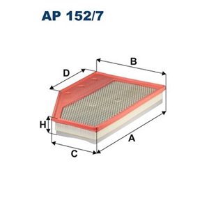 AP 152/7 Air Filter FILTRON - Top1autovaruosad