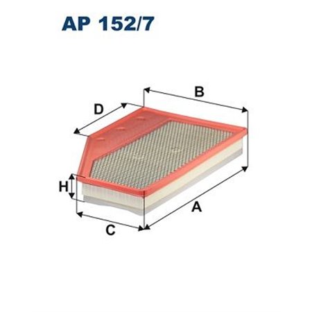 AP 152/7 Воздушный фильтр FILTRON