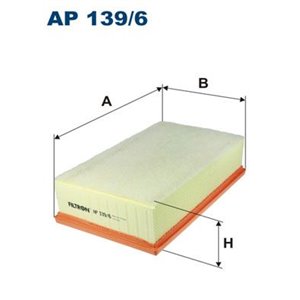 AP 139/6 Air Filter FILTRON - Top1autovaruosad