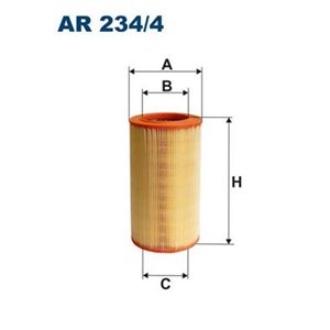 AR 234/4  õhufilter FILTRON 