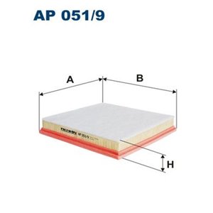 AP 051 9  Air filter FILTRON  - Top1autovaruosad
