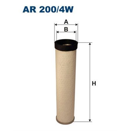 AR 200/4W Secondary Air Filter FILTRON