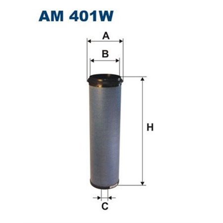 AM 401W  Air filter FILTRON 