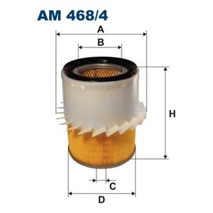 AM 468/4 Air Filter FILTRON - Top1autovaruosad