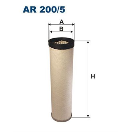 AR 200/5W Secondary Air Filter FILTRON