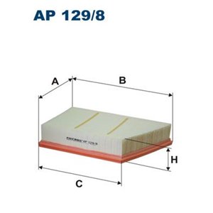 AP 129/8 Air Filter FILTRON - Top1autovaruosad