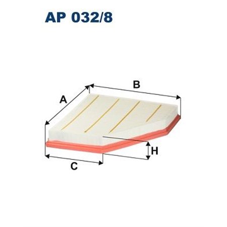 AP 032/8 Воздушный фильтр FILTRON