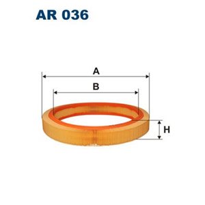 AR 036  Air filter FILTRON 