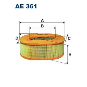 AE 361 Воздушный фильтр FILTRON     