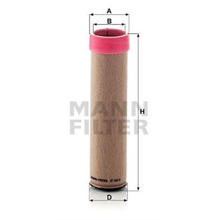 CF 850/2 Фильтр добавочного воздуха MANN-FILTER