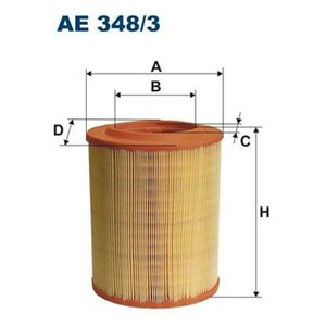 AE 348/3  Air filter FILTRON 