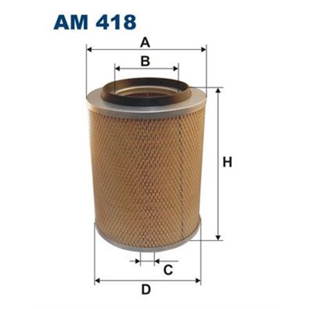 AM 418 Воздушный фильтр FILTRON     