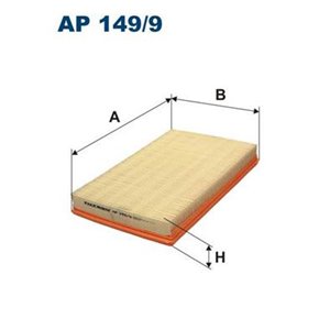 AP 149/9 Ilmansuodatin FILTRON - Top1autovaruosad