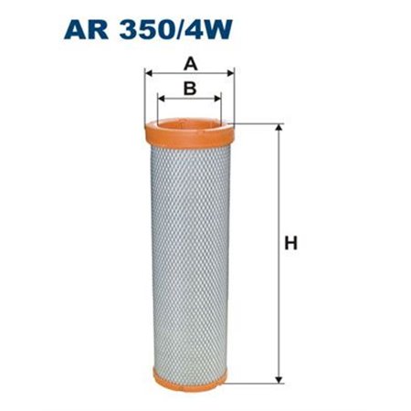 AR 350/4W Фильтр добавочного воздуха FILTRON