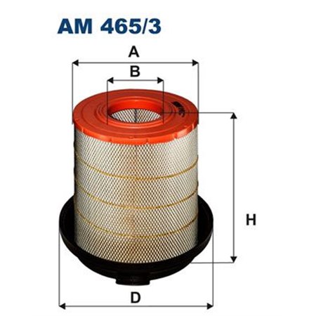 AM 465/3  Air filter FILTRON 