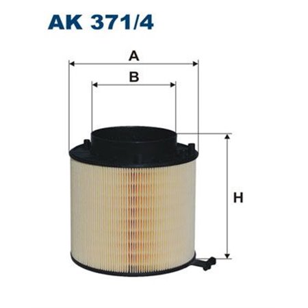 AK 371/4  Air filter FILTRON 