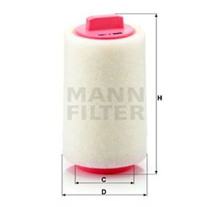 C 1287  Air filter MANN FILTER 