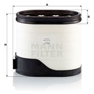 CP 38 001 Air Filter MANN-FILTER - Top1autovaruosad