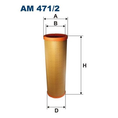 AM 471/2 Secondary Air Filter FILTRON