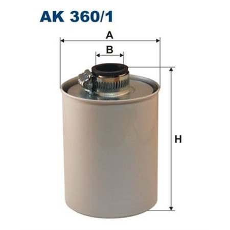 AK 360/1 Ilmansuodatin FILTRON