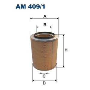 AM 409/1  Air filter FILTRON 
