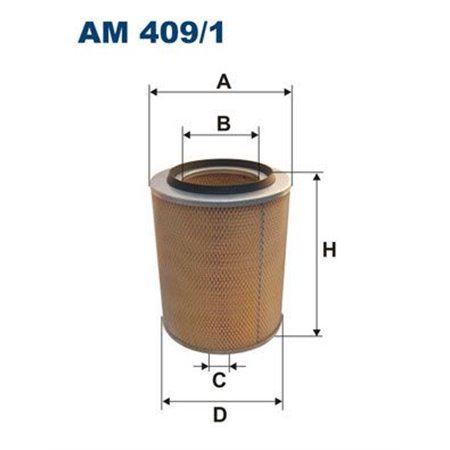 AM 409/1 Luftfilter FILTRON