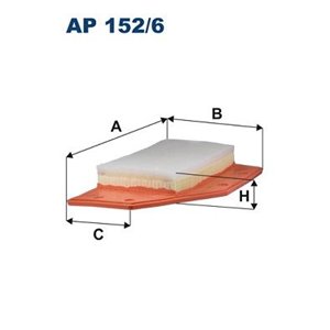 AP 152/6 Air Filter FILTRON - Top1autovaruosad