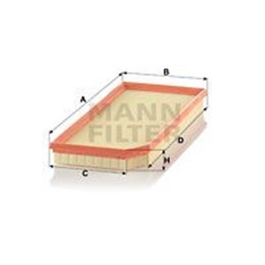 C 41 110  Air filter MANN FILTER  - Top1autovaruosad