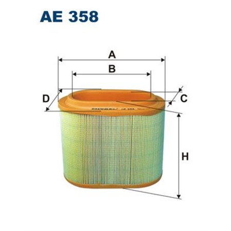 AE 358 Air Filter FILTRON